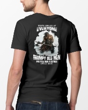 death smiles at everyone grumpy old men october Classic T-Shirt lifestyle-mens-crewneck-back-5