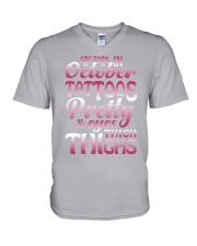 10-tattoo-betty V-Neck T-Shirt thumbnail