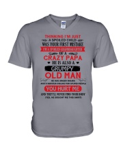 old man V-Neck T-Shirt thumbnail