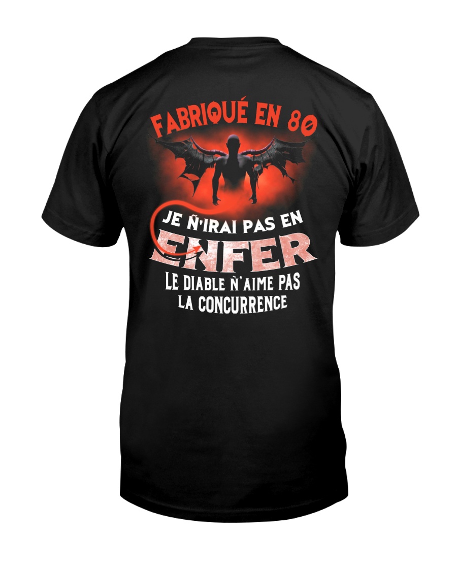 je n'irai pas en 80 Classic T-Shirt
