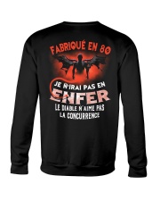 je n'irai pas en 80 Crewneck Sweatshirt thumbnail