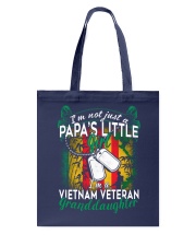 Vietnam Veteran's Papa Granddaughter Tote Bag thumbnail