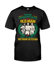 Never Underestimate Classic T-Shirt front