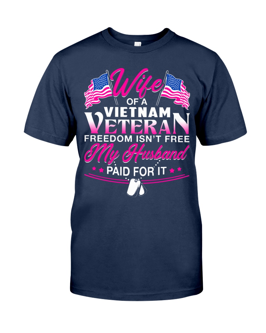 Wife Of A Vietnam Vet Classic T-Shirt
