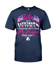 Wife Of A Vietnam Vet Classic T-Shirt front
