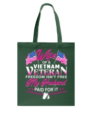 Wife Of A Vietnam Vet Tote Bag thumbnail
