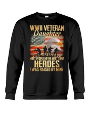 WWII Veteran Daughter Crewneck Sweatshirt thumbnail