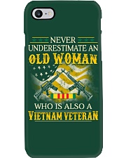 Never Underestimate An Old Woman Phone Case thumbnail