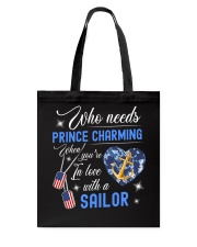 In Love With A Sailor Tote Bag thumbnail