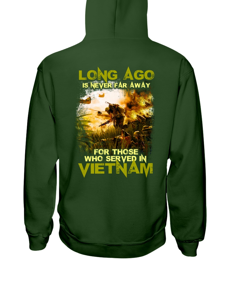 Long Ago Is Never Far Away Back Hooded Sweatshirt