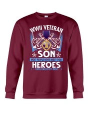 Hero Sailor WWII Veteran's Son Crewneck Sweatshirt thumbnail