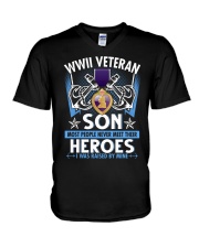 Hero Sailor WWII Veteran's Son V-Neck T-Shirt thumbnail