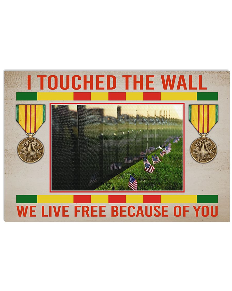 Touched The Wall 17x11 Poster