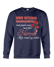 WWII Veteran Granddaughter Crewneck Sweatshirt thumbnail
