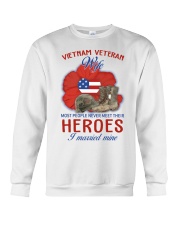 Hero Vietnam Veteran's Wife Crewneck Sweatshirt thumbnail