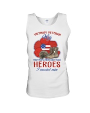 Hero Vietnam Veteran's Wife Unisex Tank thumbnail