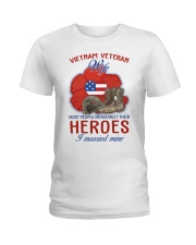 Hero Vietnam Veteran's Wife Ladies T-Shirt thumbnail