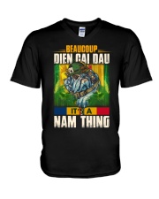 Beaucoup Dien Cai Dau V-Neck T-Shirt thumbnail