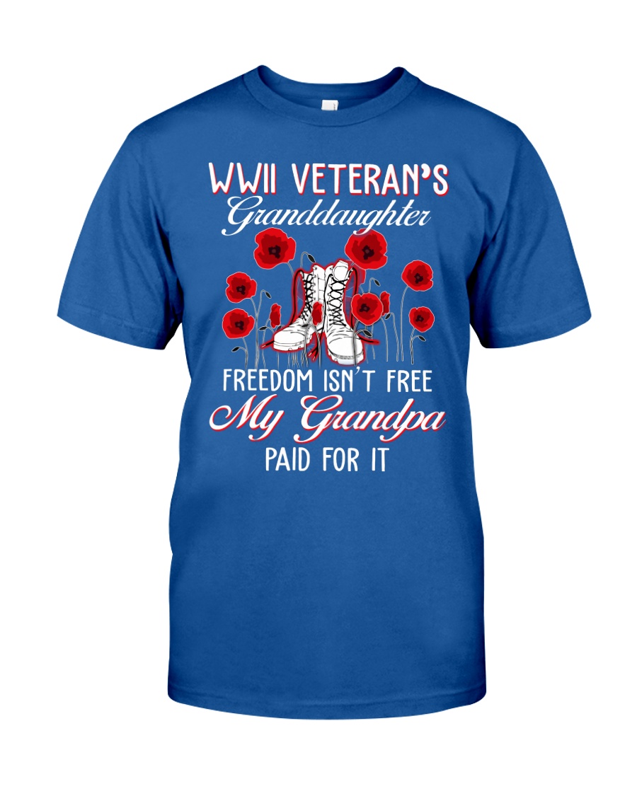 WWII Veteran Granddaughter Classic T-Shirt