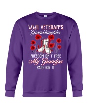 WWII Veteran Granddaughter Crewneck Sweatshirt thumbnail