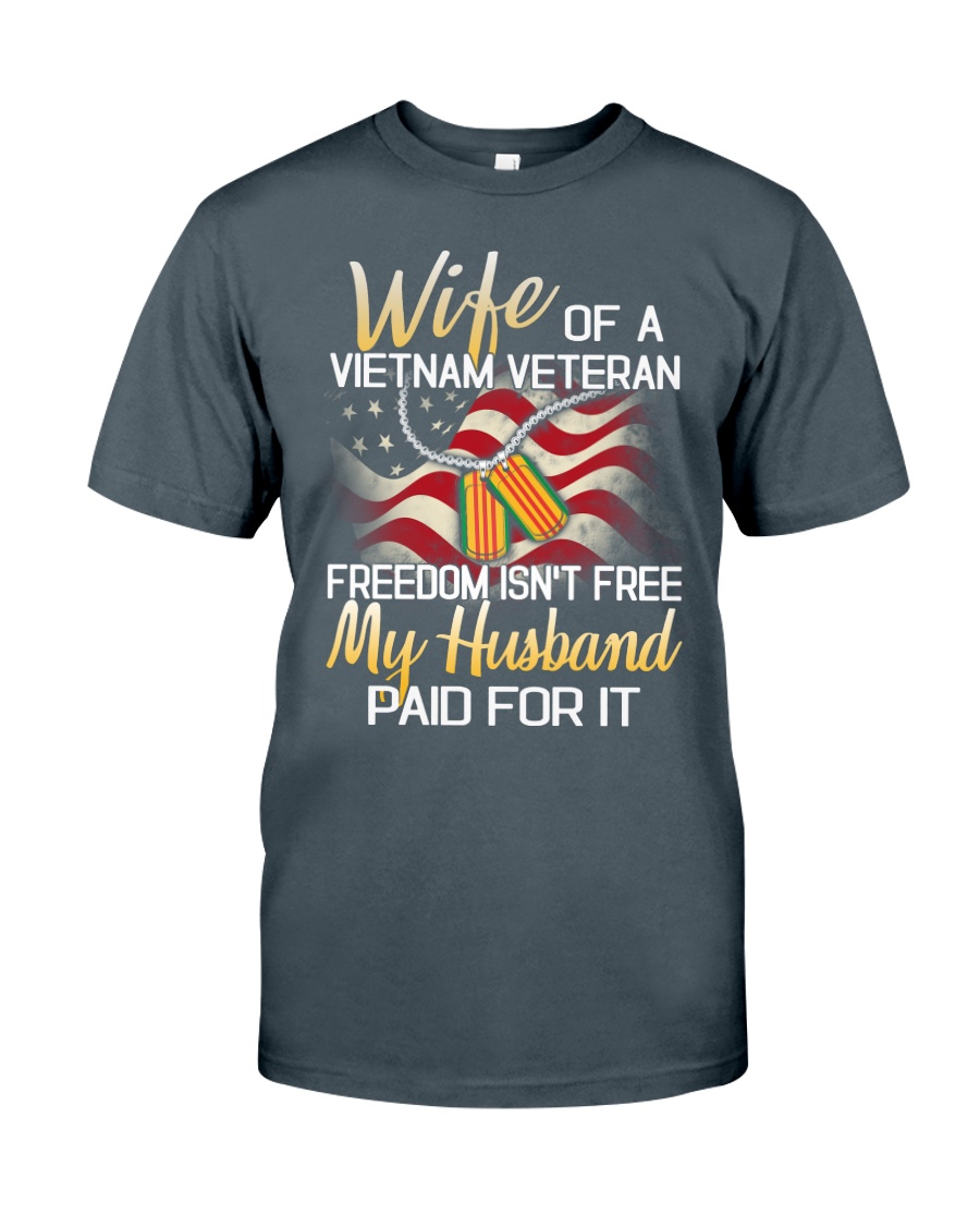 Wife Of A Vietnam Veteran Classic T-Shirt