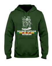 Disabled Vietnam Veteran Hooded Sweatshirt front