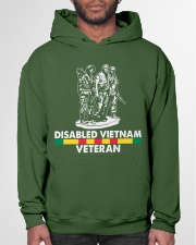 Disabled Vietnam Veteran Hooded Sweatshirt garment-hooded-sweatshirt-front-03
