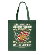 Grumpy Old Vietnam Vet Tote Bag thumbnail