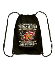Grumpy Old Vietnam Vet Drawstring Bag thumbnail
