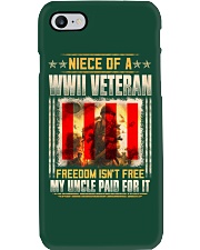 WWII Veteran Niece Phone Case thumbnail