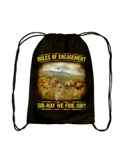 Rules Of Engagement Drawstring Bag thumbnail