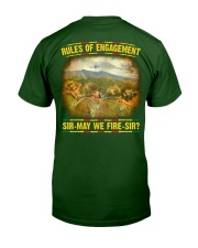 Rules Of Engagement Classic T-Shirt back