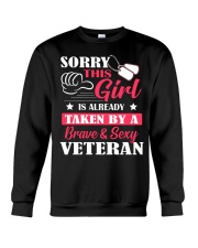 Brave And Sexy Veteran Crewneck Sweatshirt thumbnail