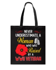 Never Underestimate Tote Bag thumbnail