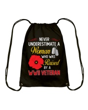 Never Underestimate Drawstring Bag thumbnail
