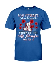 WWI Granddaughter Classic T-Shirt front