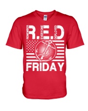 Red Friday V-Neck T-Shirt thumbnail