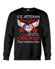 US Veteran Daughter-Heroes Crewneck Sweatshirt thumbnail