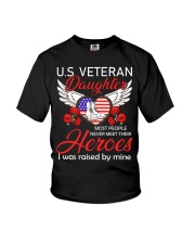 US Veteran Daughter-Heroes Youth T-Shirt thumbnail