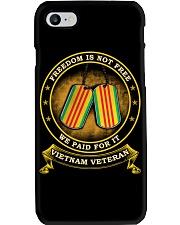 Vietnam Veteran Paid For Freedom Phone Case thumbnail