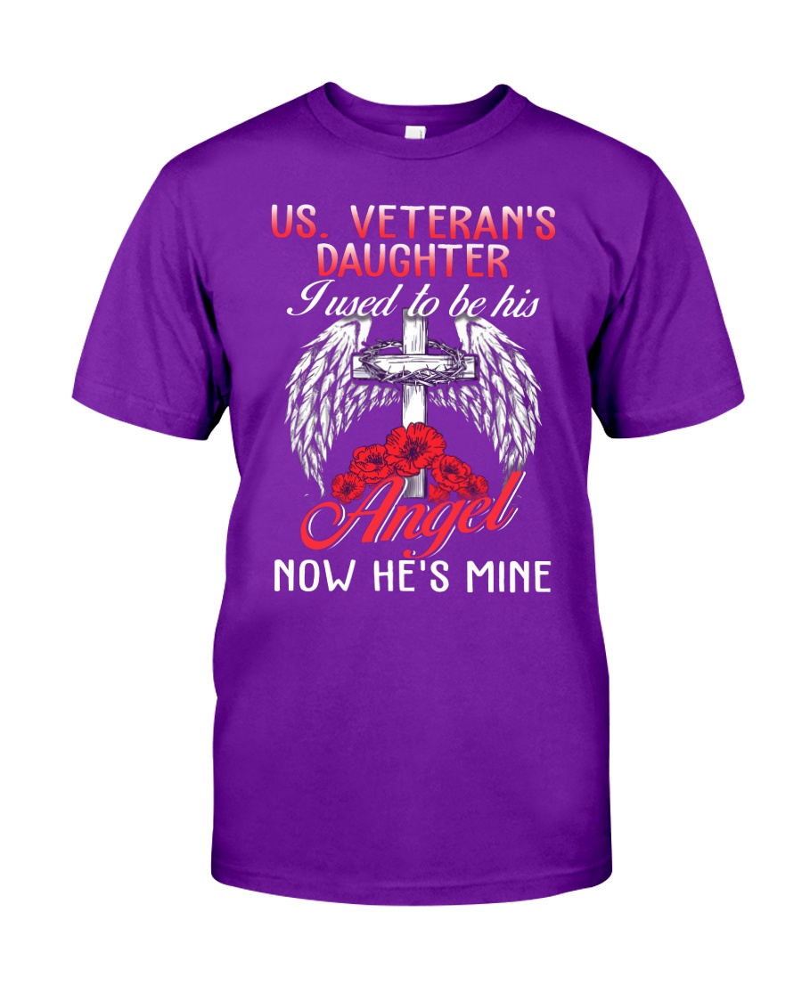 US Veteran Daughter-Angel Classic T-Shirt