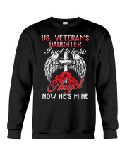 US Veteran Daughter-Angel Crewneck Sweatshirt thumbnail