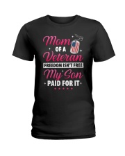 Veteran Mom-Paid For it Ladies T-Shirt thumbnail