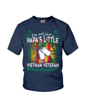 Vietnam Veteran's Papa Granddaughter Youth T-Shirt thumbnail