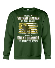 Being A Vietnam Veteran Great Grandpa Is Priceless Crewneck Sweatshirt thumbnail