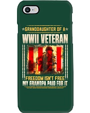 Granddaughter Of A WWII Veteran Phone Case thumbnail