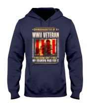 Granddaughter Of A WWII Veteran Hooded Sweatshirt thumbnail