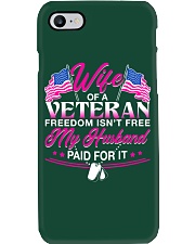 Wife Of A Veteran Phone Case thumbnail