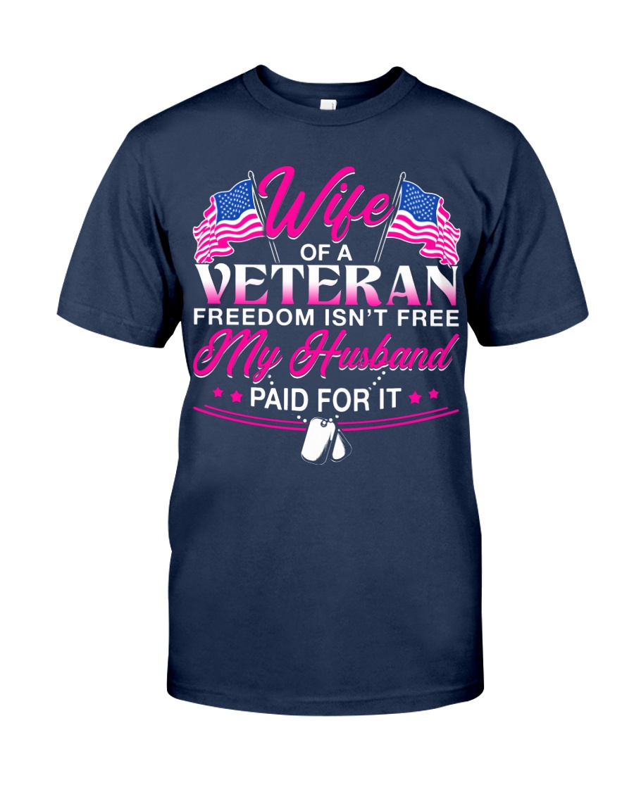 Wife Of A Veteran Classic T-Shirt