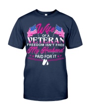 Wife Of A Veteran Classic T-Shirt front